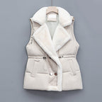 Miss | Bodywarmer Dames Gewatteerd Sjaalkraag Tunnelkoord - Polyester - Miss Madera MIS-IBT5U2