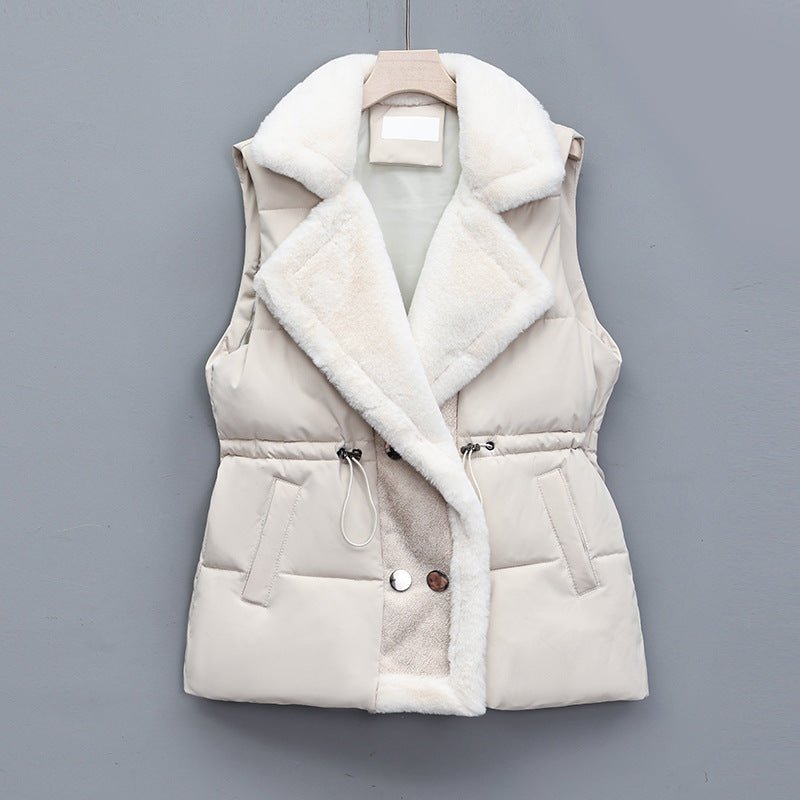 Miss | Bodywarmer Dames Gewatteerd Sjaalkraag Tunnelkoord - Polyester - Miss Madera MIS-IBT5U2