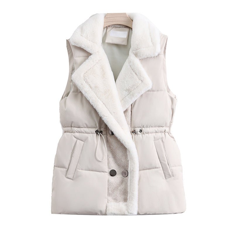 Miss | Bodywarmer Dames Gewatteerd Sjaalkraag Tunnelkoord - Polyester - Miss Madera MIS-A93COP