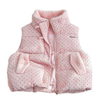Miss | Bodywarmer Dames Gewatteerd Teddyvoering Staande Kraag - Polyester - Miss Madera MIS-AWPLOU