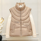 Miss | Bodywarmer Dames Hoge Kraag Gevoerd Taillerende Pasvorm - Microvezel - Miss Madera MIS-5CE20G