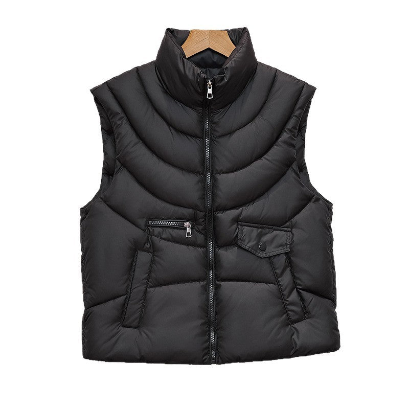 Miss | Bodywarmer Dames Hoge Kraag Gevoerd Taillerende Pasvorm - Microvezel - Miss Madera MIS-2BJKDW