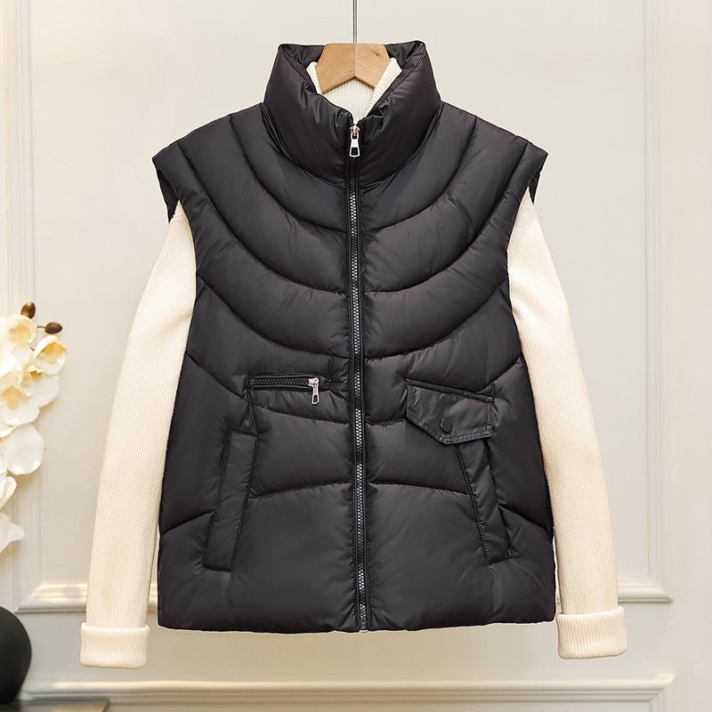 Miss | Bodywarmer Dames Hoge Kraag Gevoerd Taillerende Pasvorm - Microvezel - Miss Madera MIS-FMUD8F