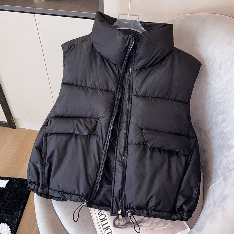 Miss | Bodywarmer Dames Hoge Kraag Kort Boxy Gewatteerd - Miss Madera MIS-LZZ7S8
