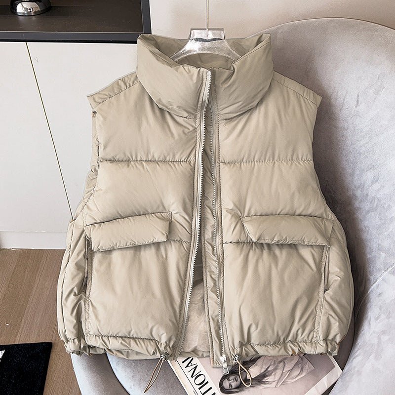Miss | Bodywarmer Dames Hoge Kraag Kort Boxy Gewatteerd - Miss Madera MIS-VB80ST