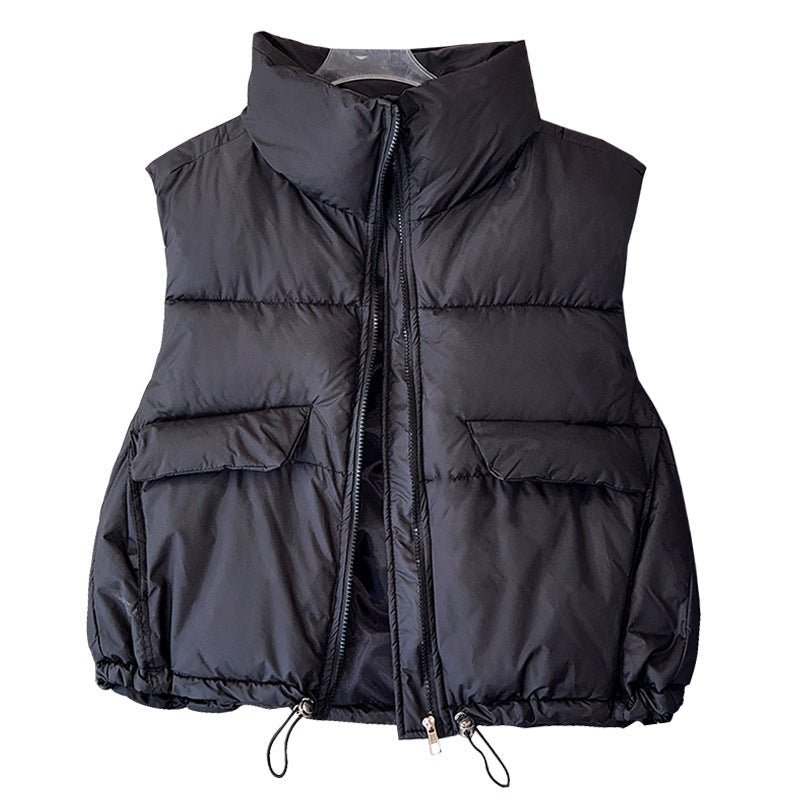 Miss | Bodywarmer Dames Hoge Kraag Kort Boxy Gewatteerd - Miss Madera MIS-LZZ7S8
