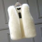 Miss | Bodywarmer Dames Kunstbont Mouwloos Warm - Polyester - Miss Madera MIS-ZR5OLC