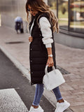 Miss | Bodywarmer Dames Lang Gewatteerd Capuchon - Katoen - Miss Madera MIS-OJ2OCJ