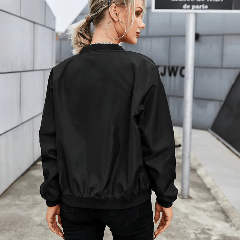 Miss | Bomberjack Dames Casual - Polyester - Miss Madera