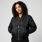Miss | Bomberjack Dames Casual - Polyester - Miss Madera
