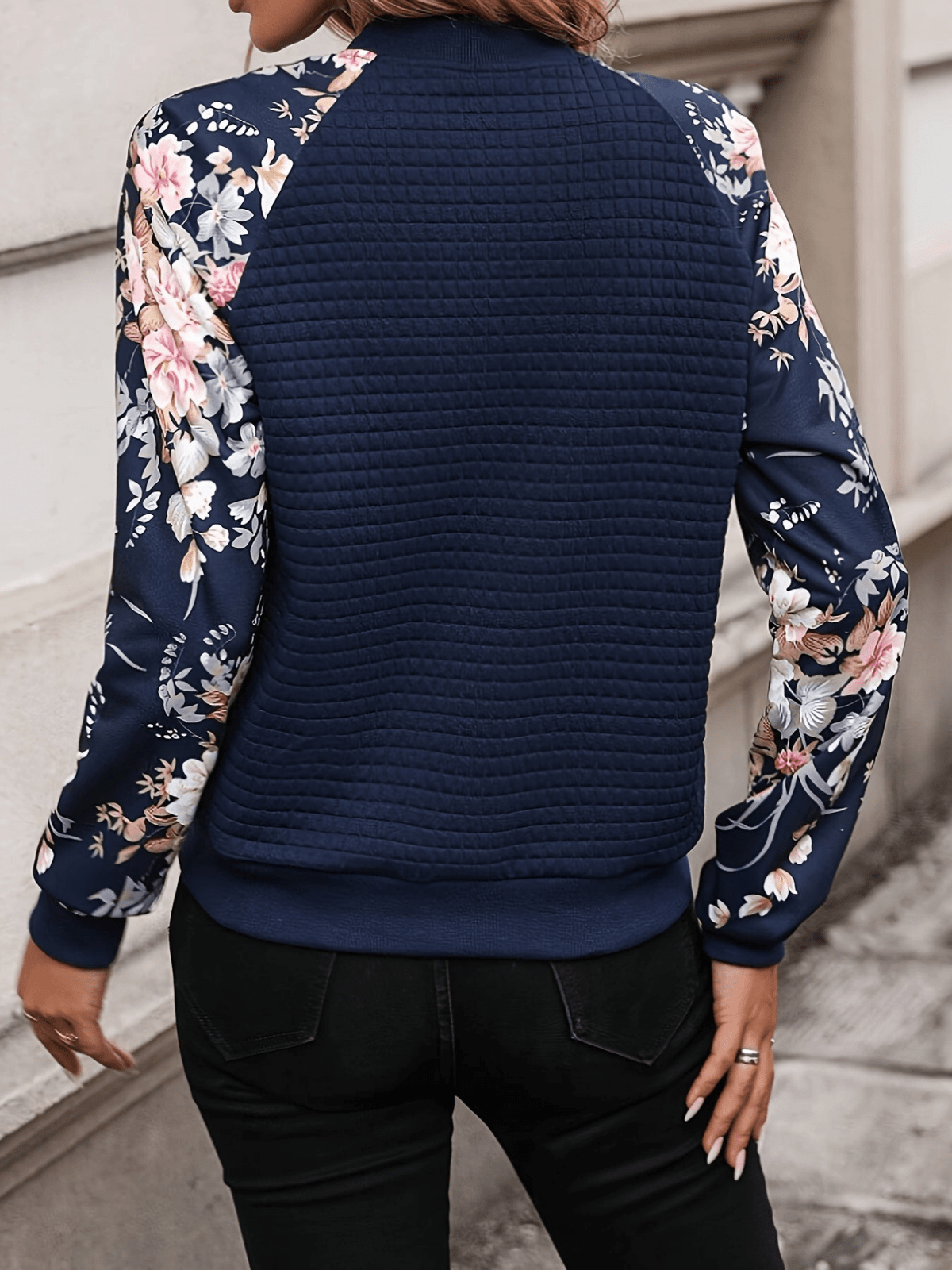 Miss | Bomberjack Dames Lichtgewicht Bloemenprint - Polyester - Miss Madera MIS-EN6XGX
