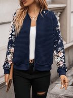 Miss | Bomberjack Dames Lichtgewicht Bloemenprint - Polyester - Miss Madera MIS-EN6XGX