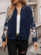 Miss | Bomberjack Dames Lichtgewicht Bloemenprint - Polyester - Miss Madera MIS-EN6XGX