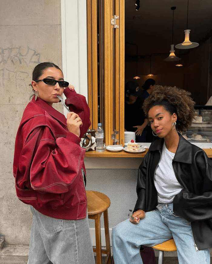 Miss | Bomberjack Dames Oversized - Polyester - Miss Madera MIS-C79C2A