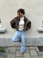 Miss | Bomberjack Dames Oversized - Polyester - Miss Madera MIS-31CD91
