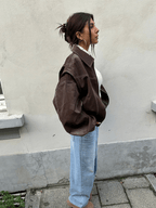 Miss | Bomberjack Dames Oversized - Polyester - Miss Madera MIS-C79C2A