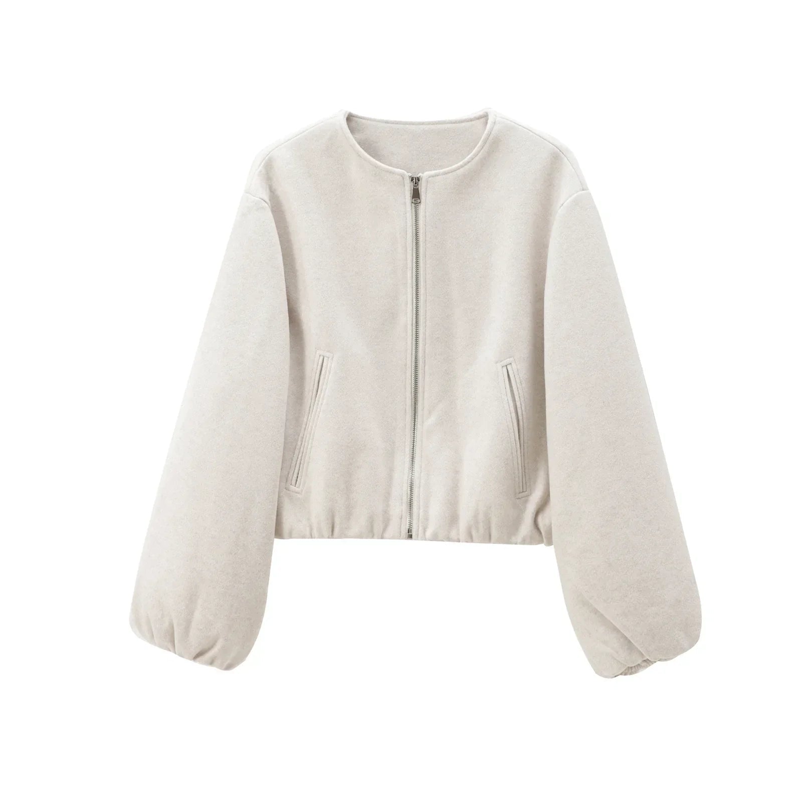 Miss | Bomberjas Dames Casual Oversized - Polyester - Miss Madera
