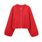 Miss | Bomberjas Dames Casual Oversized - Polyester - Miss Madera