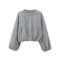 Miss | Bomberjas Dames Casual Oversized - Polyester - Miss Madera