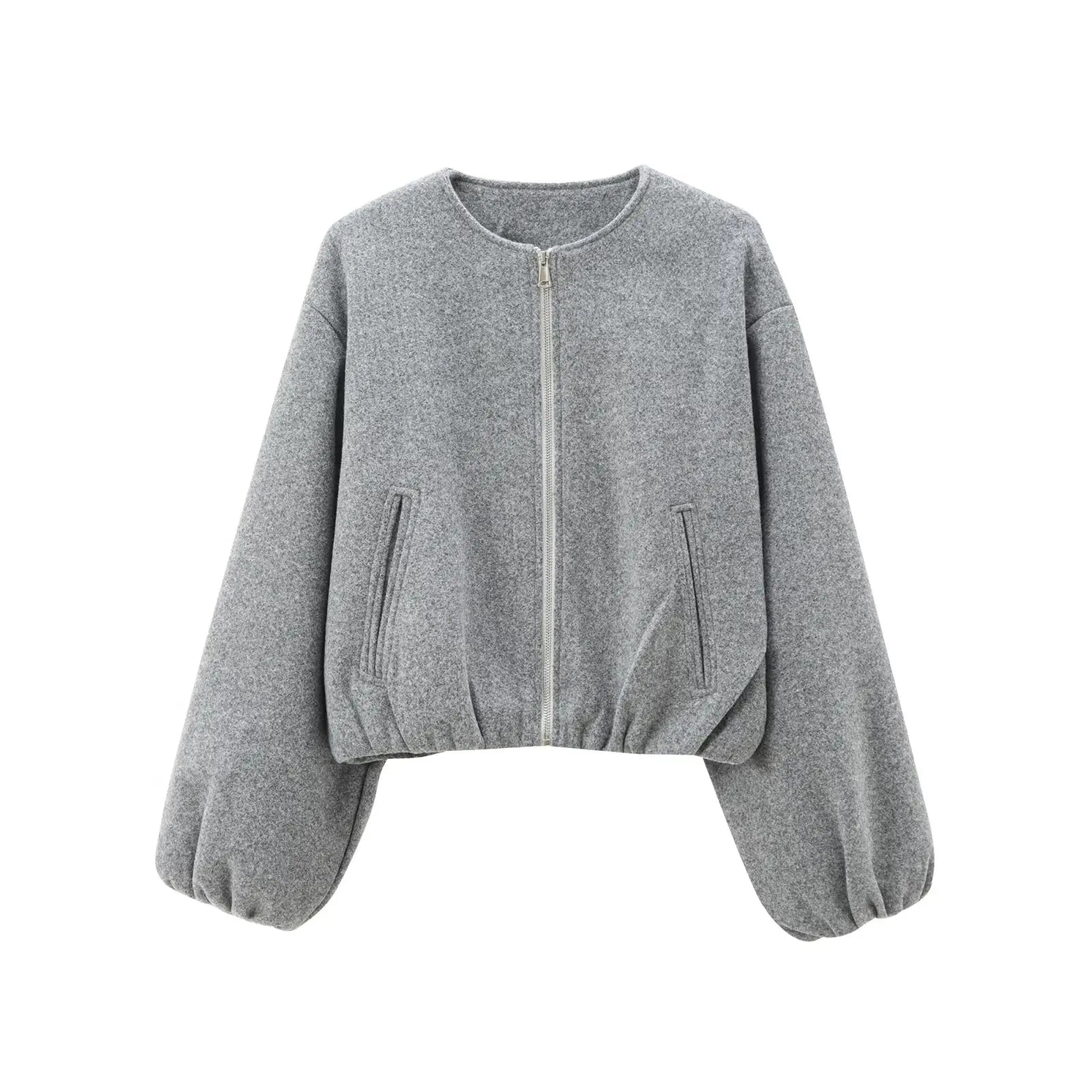 Miss | Bomberjas Dames Casual Oversized - Polyester - Miss Madera