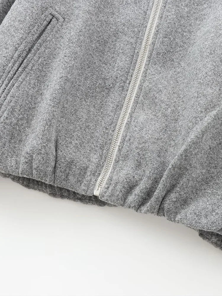 Miss | Bomberjas Dames Casual Oversized - Polyester - Miss Madera