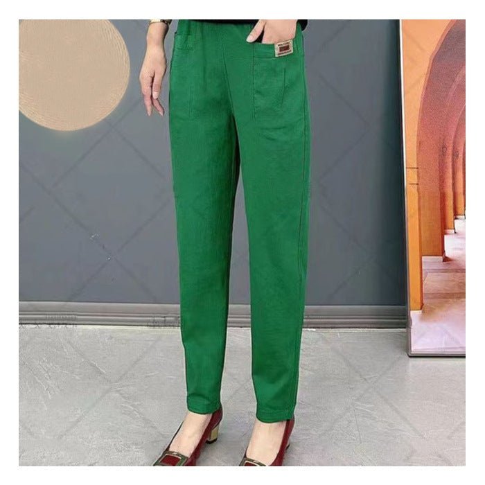 Miss | Broek Dames Casual Elastische Taille - Katoen - Miss Madera MIS-1B7K9J