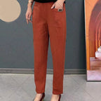 Miss | Broek Dames Casual Elastische Taille - Katoen - Miss Madera MIS-LWNJT1