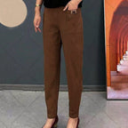Miss | Broek Dames Casual Elastische Taille - Katoen - Miss Madera MIS-R60CUW