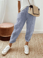 Miss | Broek Dames Casual Gestreept - Linnenmix - Miss Madera MIS-5HATJ1