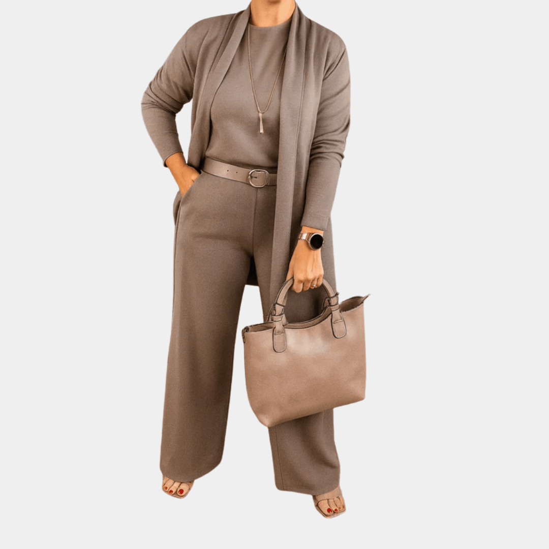 Miss | Broek Dames Casual High Waist Straight - Zacht Geweven Stof - Miss Madera MIS-S0C1UM