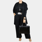 Miss | Broek Dames Casual High Waist Straight - Zacht Geweven Stof - Miss Madera MIS-0URC6E