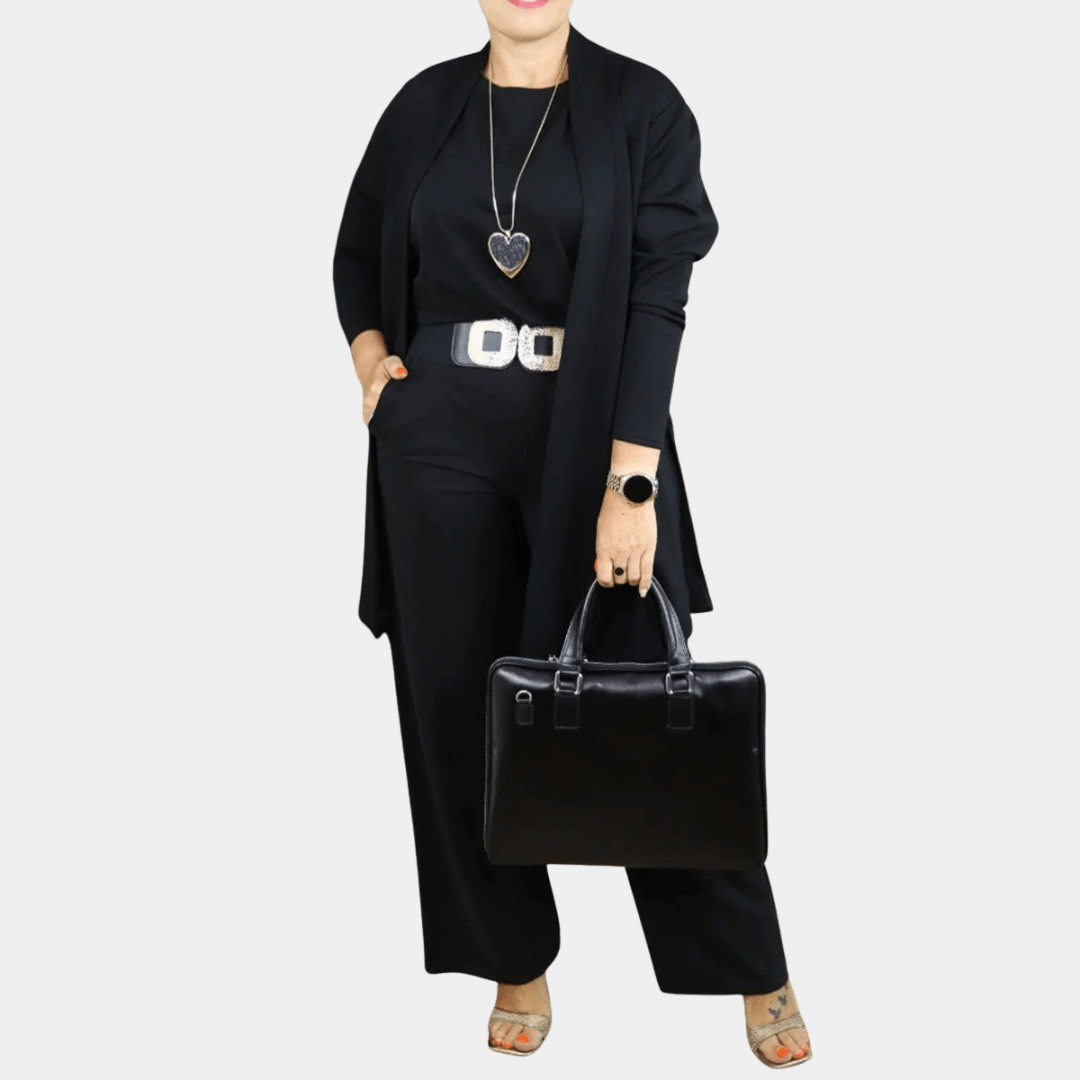 Miss | Broek Dames Casual High Waist Straight - Zacht Geweven Stof - Miss Madera MIS-0URC6E