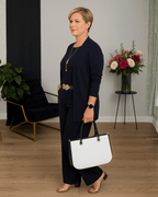 Miss | Broek Dames Casual High Waist Straight - Zacht Geweven Stof - Miss Madera MIS-J8FSWM
