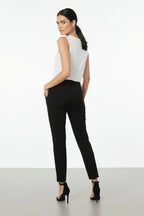 Miss | Broek Dames Casual Slim Fit - Kreukbestendige blend - Miss Madera