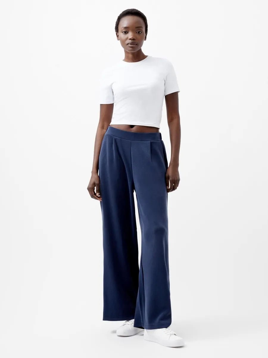 Miss | Broek Dames Casual Wide Leg - Viscosemix - Miss Madera