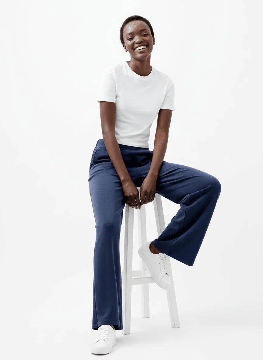 Miss | Broek Dames Casual Wide Leg - Viscosemix - Miss Madera