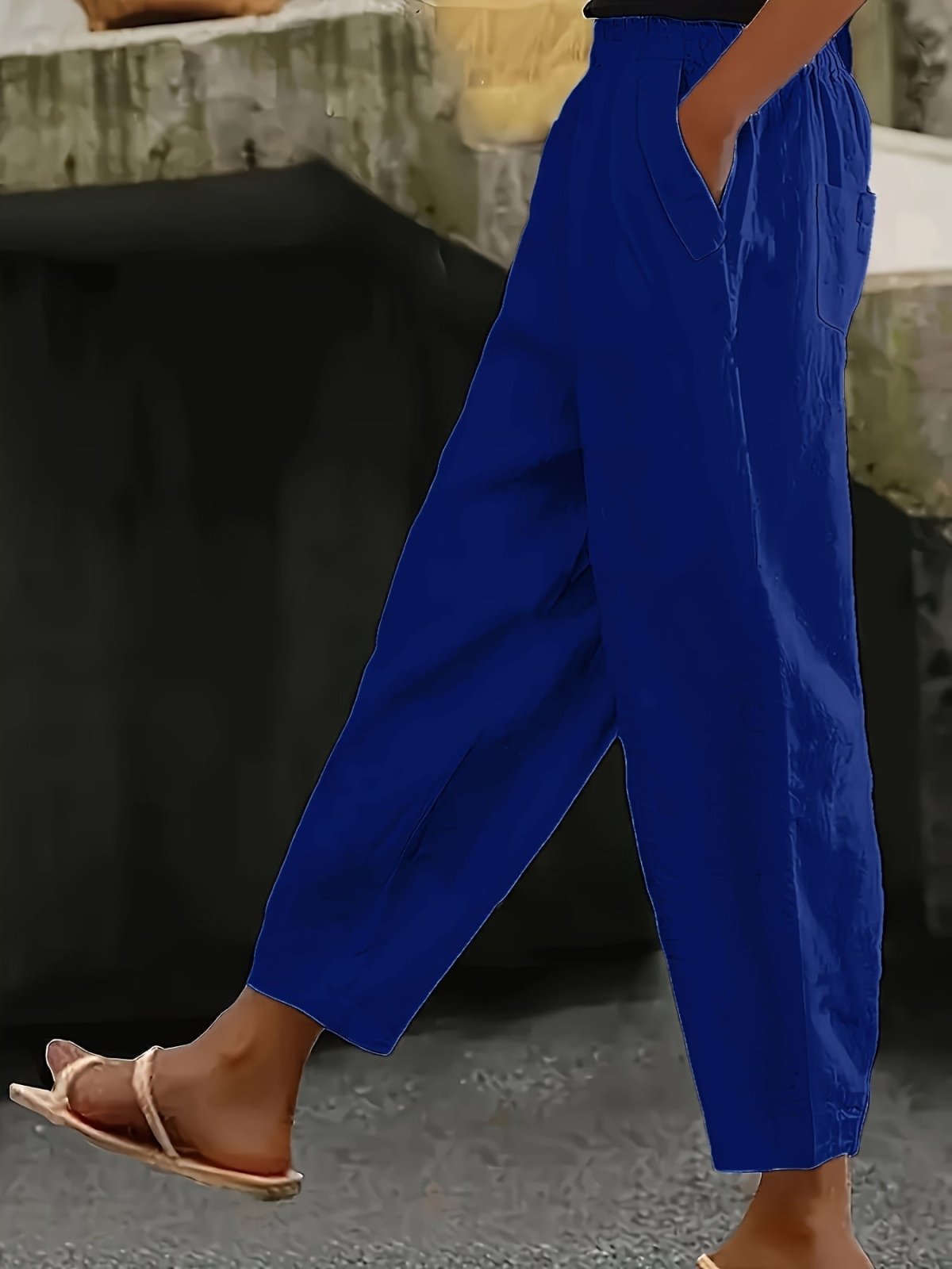Miss | Broek Dames Driekwart Capri Regular Fit - Katoenblend - Miss Madera MIS-X2CANH