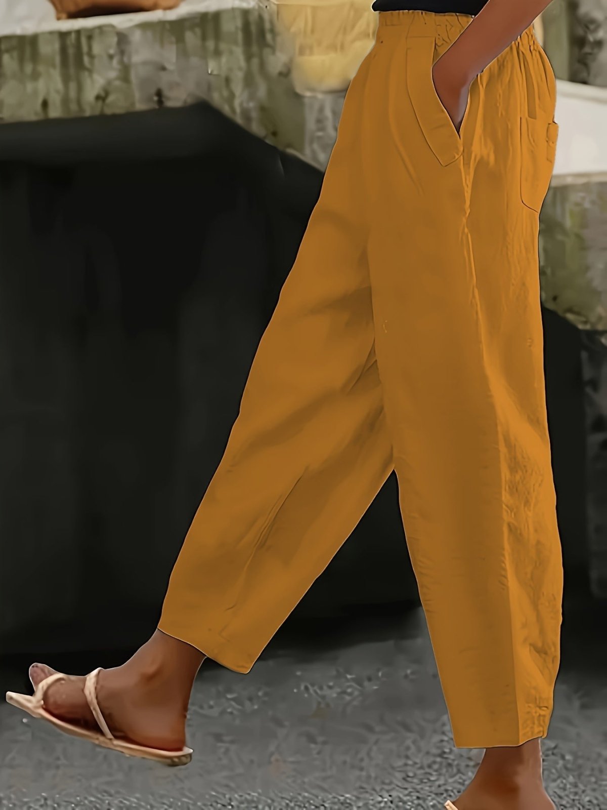 Miss | Broek Dames Driekwart Capri Regular Fit - Katoenblend - Miss Madera MIS-3MB9MS