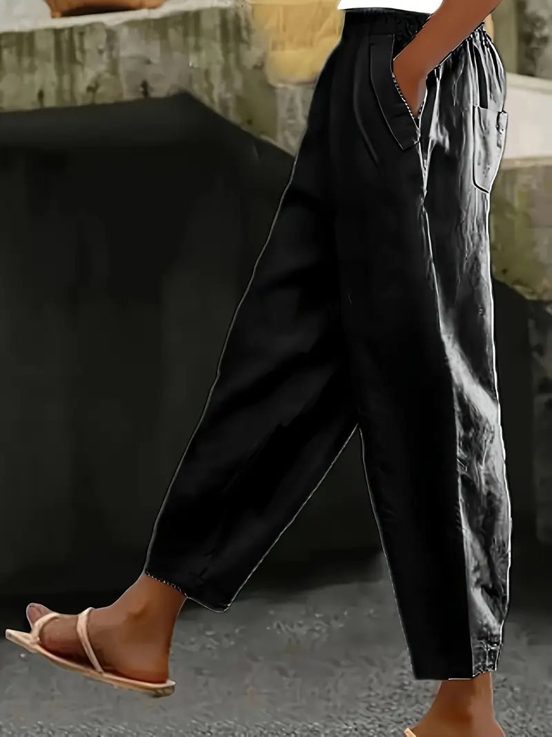 Miss | Broek Dames Driekwart Capri Regular Fit - Katoenblend - Miss Madera MIS-QAZSKR