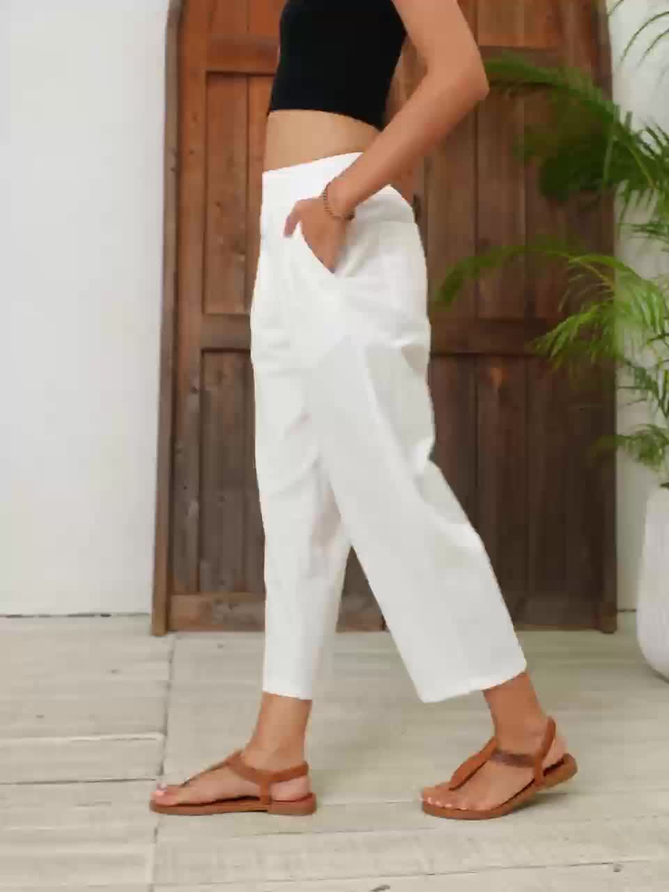 Miss | Broek Dames Driekwart Capri Regular Fit - Katoenblend - Miss Madera MIS-X2CANH