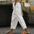 Miss | Broek Dames High-Rise Tapered - Linnen look - Miss Madera MIS-IZLB6C