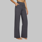 Miss | Broek Dames High Waist Regular - Katoenmix - Miss Madera