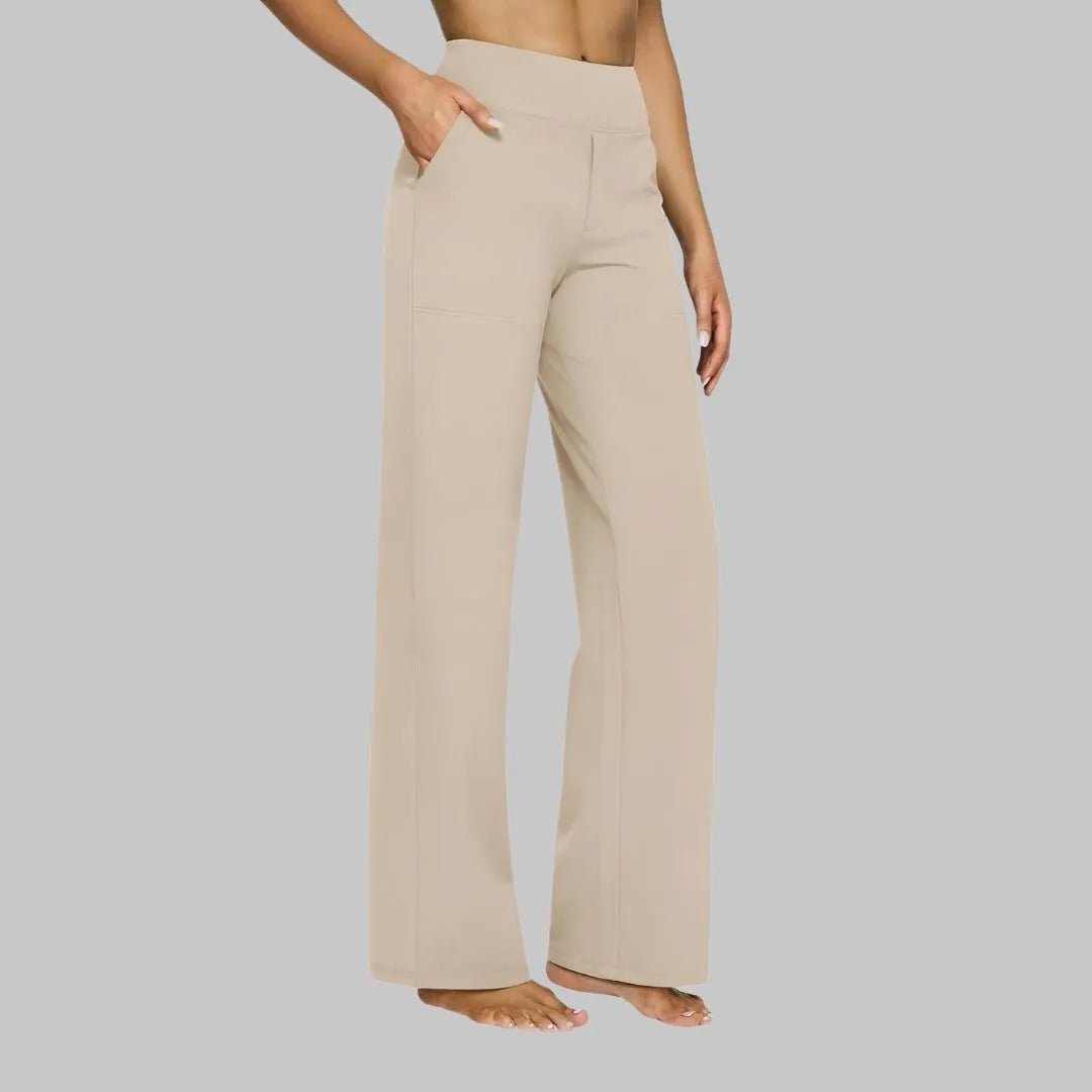 Miss | Broek Dames High Waist Regular - Katoenmix - Miss Madera MIS-828EC2