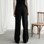 Miss | Broek Dames High-Waist Wide-Leg Geplooide Linnen - Miss Madera MIS-9HJYEP