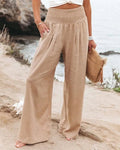Miss | Broek Dames High Waist Wide Leg - Katoenmix - Miss Madera MIS-E5F9AE
