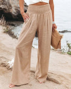 Miss | Broek Dames High Waist Wide Leg - Katoenmix - Miss Madera MIS-E5F9AE