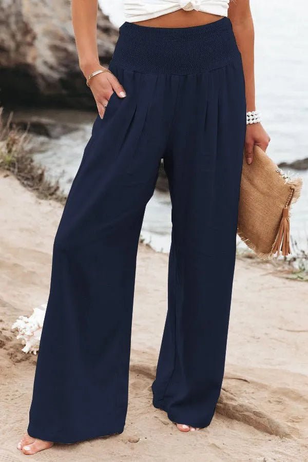 Miss | Broek Dames High Waist Wide Leg - Katoenmix - Miss Madera MIS-19A636