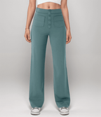 Miss | Broek Dames Hoge Taille Flared - Superelastische stretch stof - Miss Madera MIS-HAE5OG