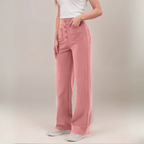 Miss | Broek Dames Hoge Taille Flared - Superelastische stretch stof - Miss Madera MIS-HAE5OG