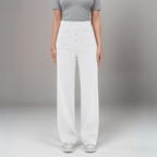 Miss | Broek Dames Hoge Taille Flared - Superelastische stretch stof - Miss Madera MIS-T4WC4Y